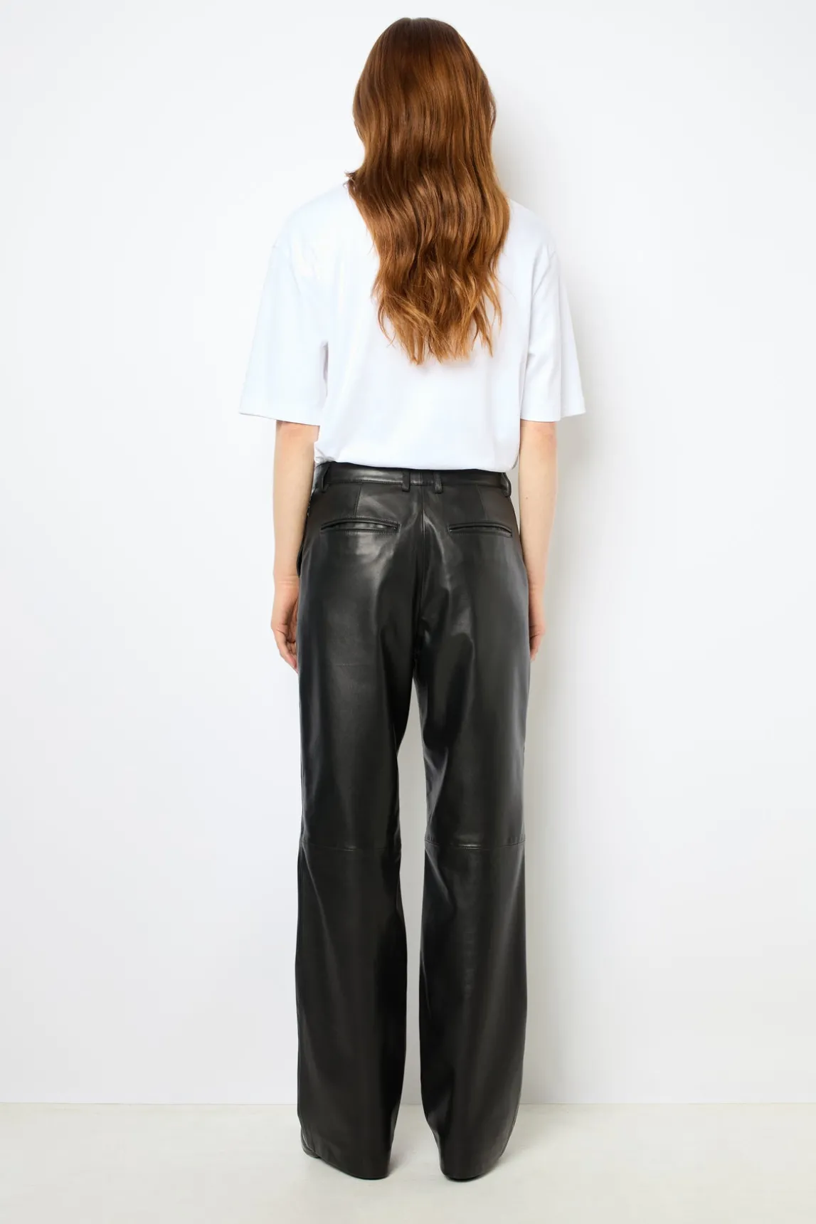 Straight leather pants - NOOR
