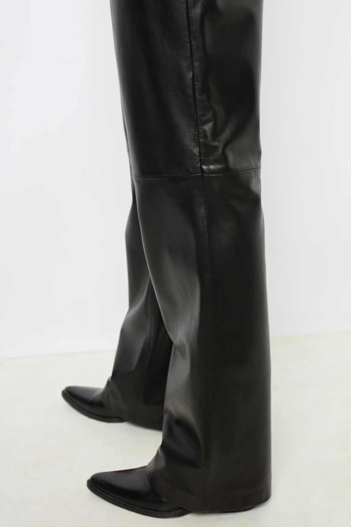 Straight leather pants - NOOR