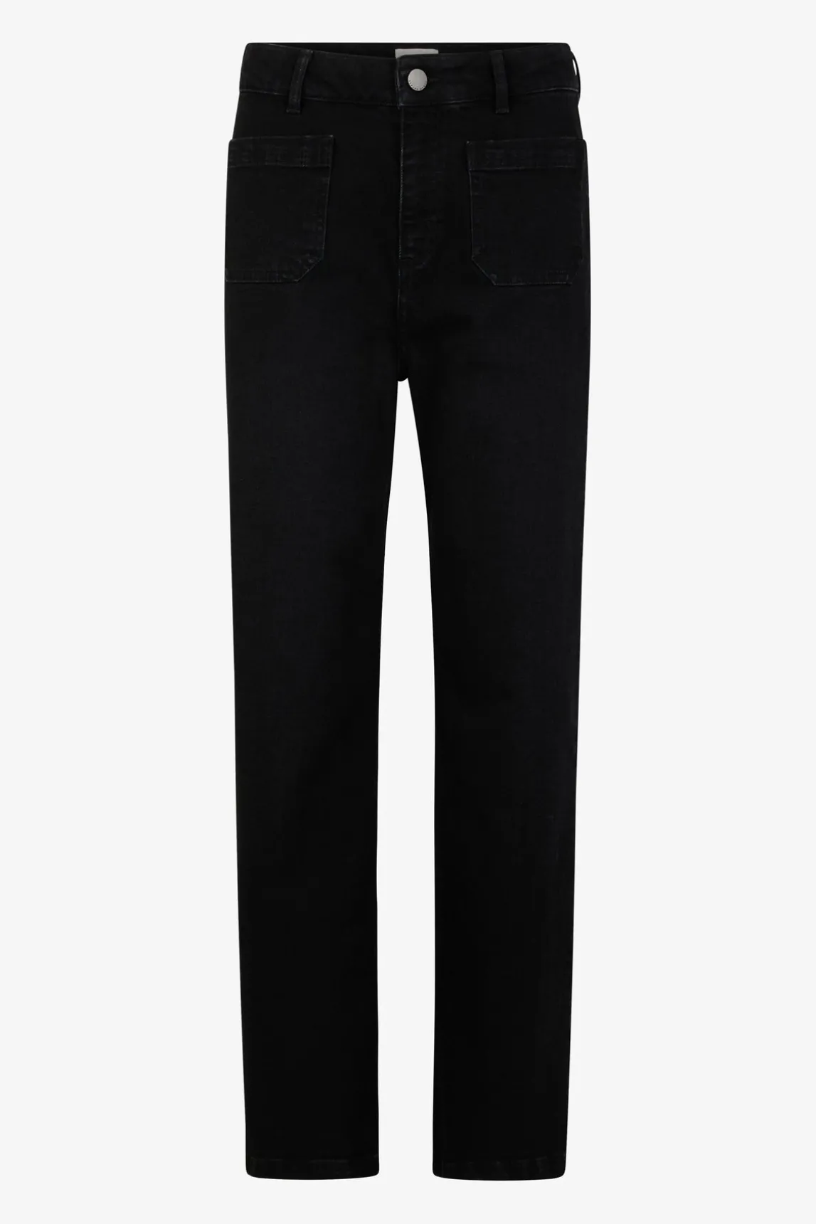 Straight-leg, wide black jeans - NEVAE
