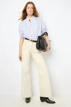 Striped popelin blouse - BAO