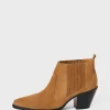 Suede heeled boots - JESSE