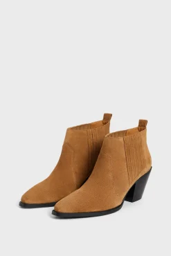 Suede heeled boots - JESSE