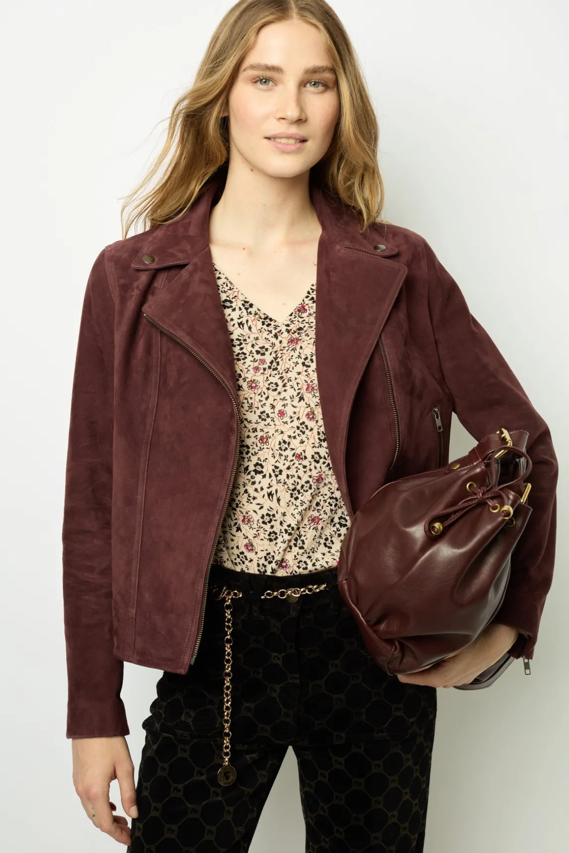 Suede jacket - BERNARDE