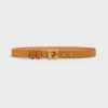 Suede leather signature belt - LE LAUREN