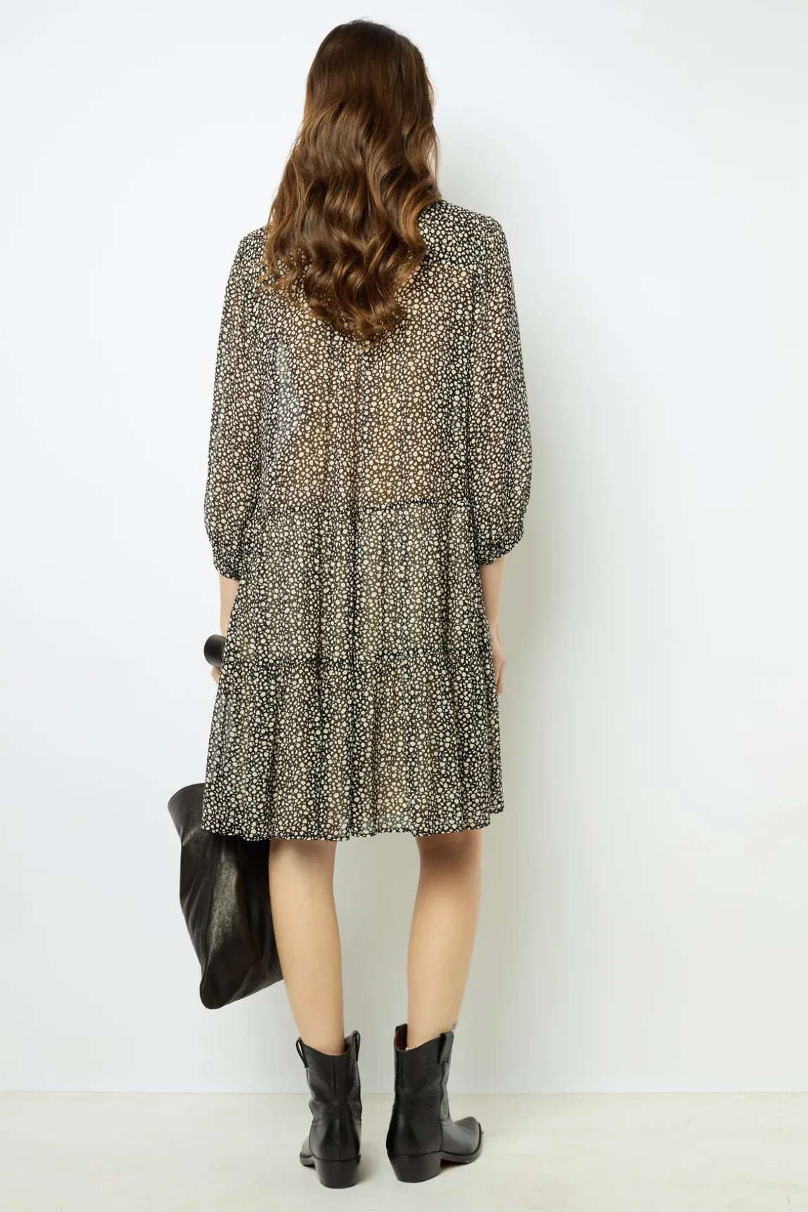Totebag in washed sheep leather - LADY