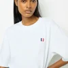Tricolor monogrammed t-shirt - ALEXANDRINE