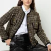 Tweed jacket with braid - MARGAUX