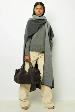 Two-tone poncho - DAMYNN