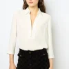 Velvet straight blazer - MAEVA
