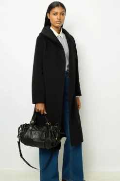 Waisted full-length coat - LANIE