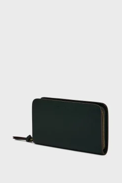 Wallet in leather metallic inside - WALLET