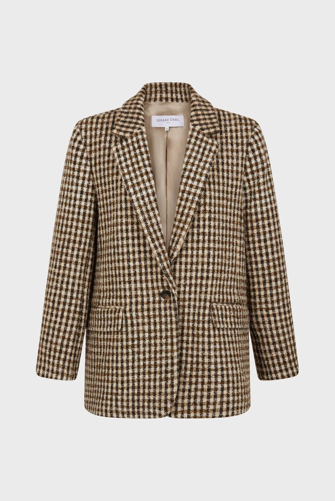 Wide check jacket - MANUELLE