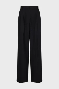 Wide-leg pants with fine stripes - NIEVES