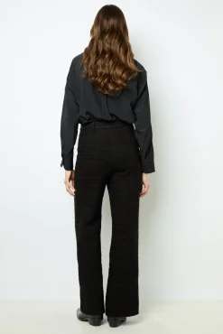 Wide-leg tweed pants - NADINE