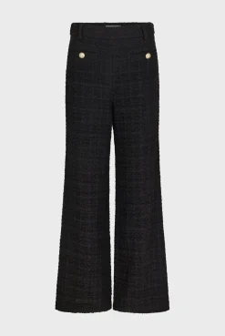 Wide-leg tweed pants - NADINE