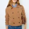 Wool and cashmere double-breasted cardigan - JIHANNE