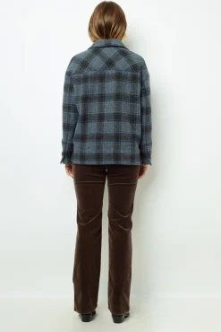 Wool check jacket - MAYSSANE