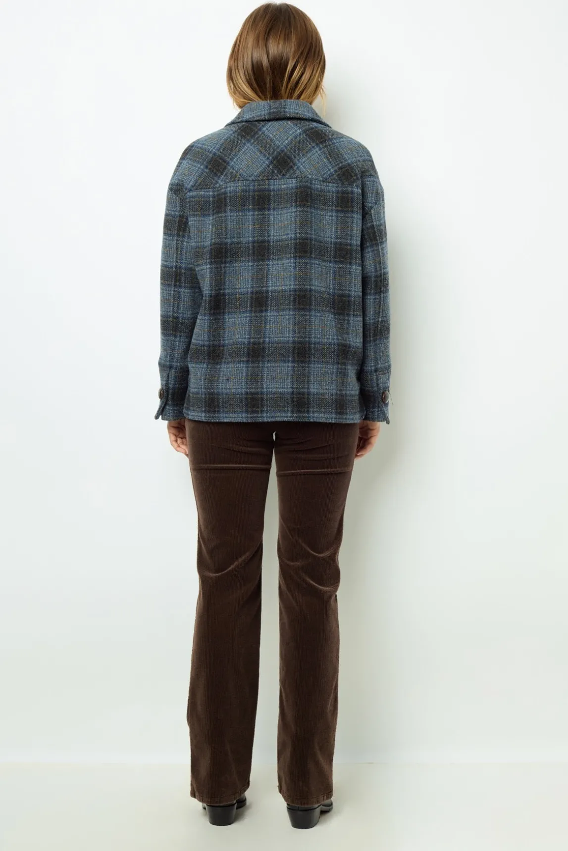 Wool check jacket - MAYSSANE