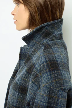 Wool check jacket - MAYSSANE