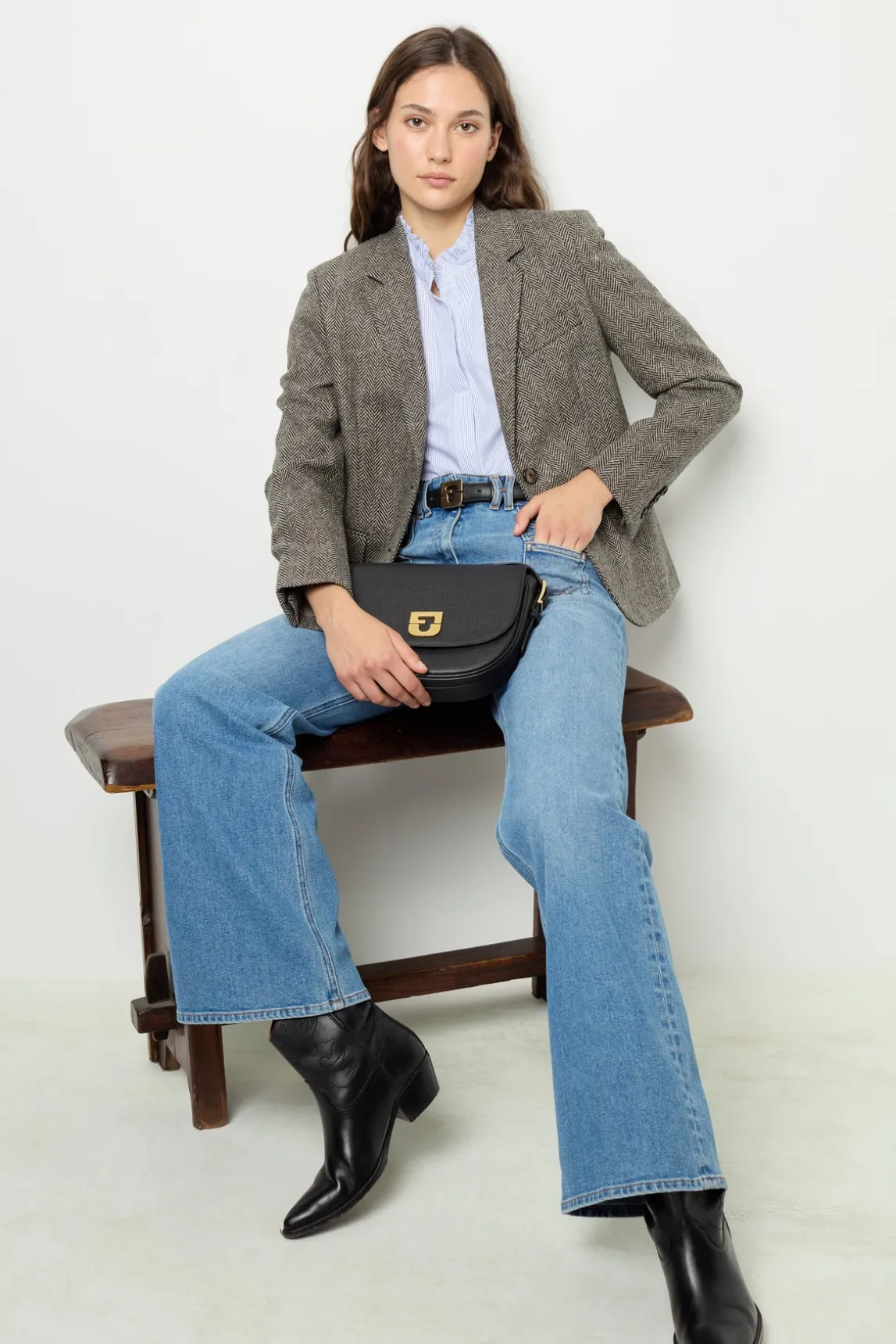 Wool herringbone jacket - EDDIE