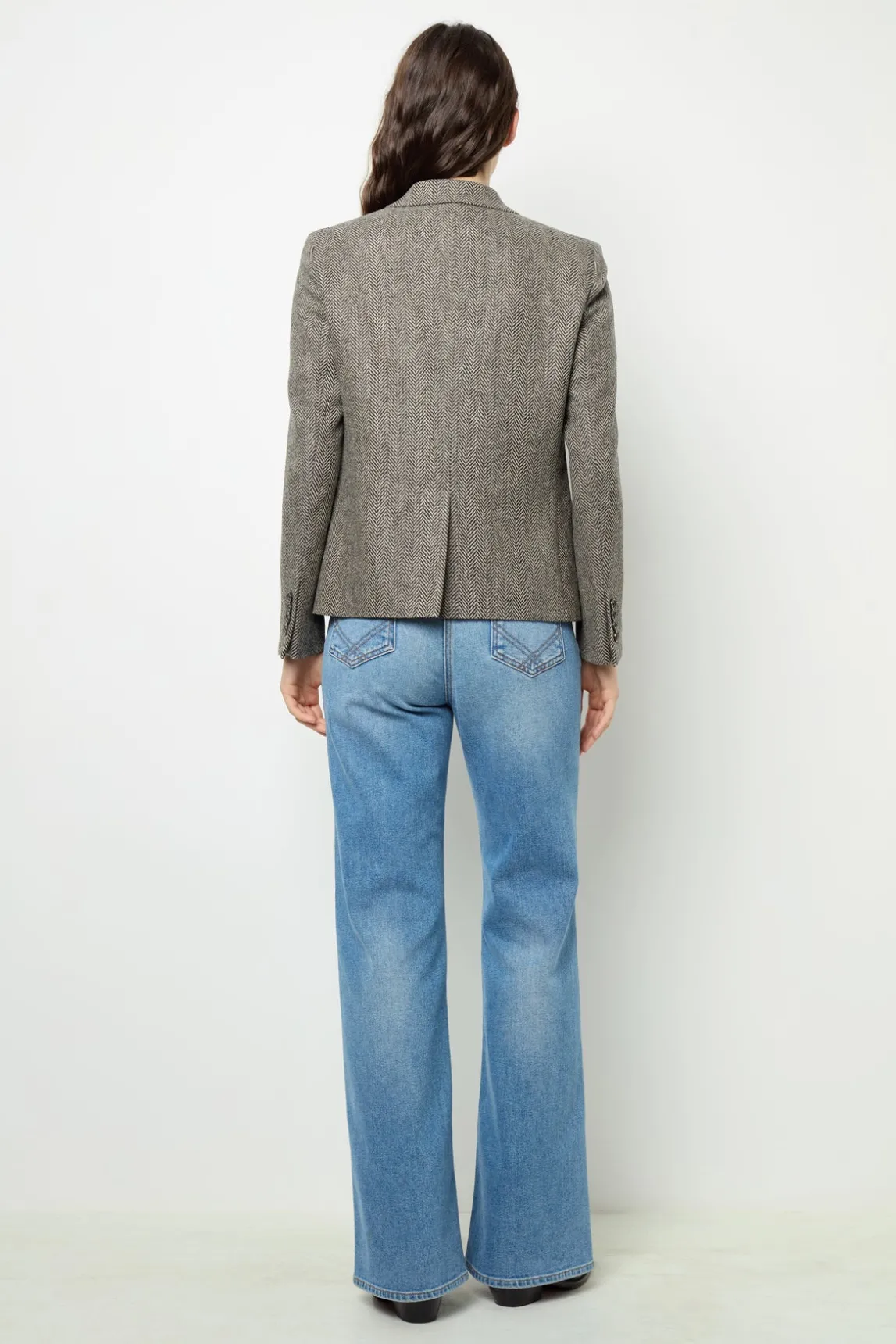 Wool herringbone jacket - EDDIE