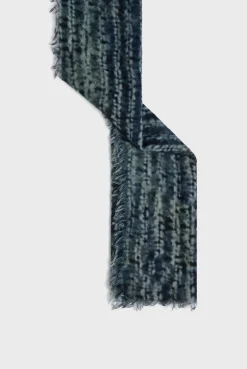 Wool tie-dye scarf - DELINA